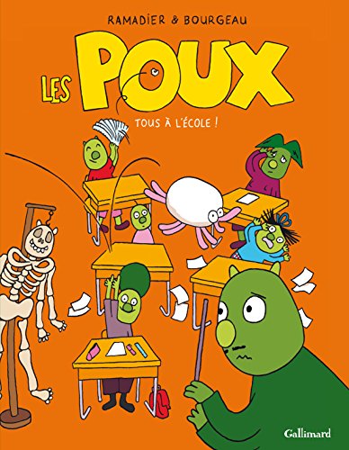 jaquette livre Les Poux Tome 2 - Tous À L'école !