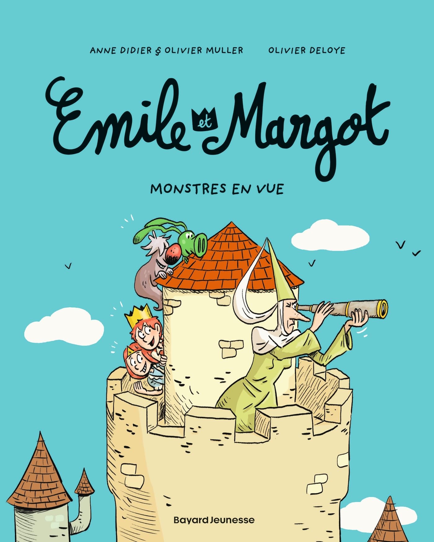 jaquette livre Émile et Margot, Tome 08: Monstres en vue !