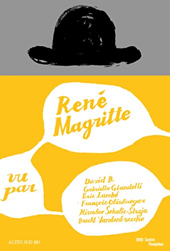jaquette livre René Magritte En Bande Dessinée