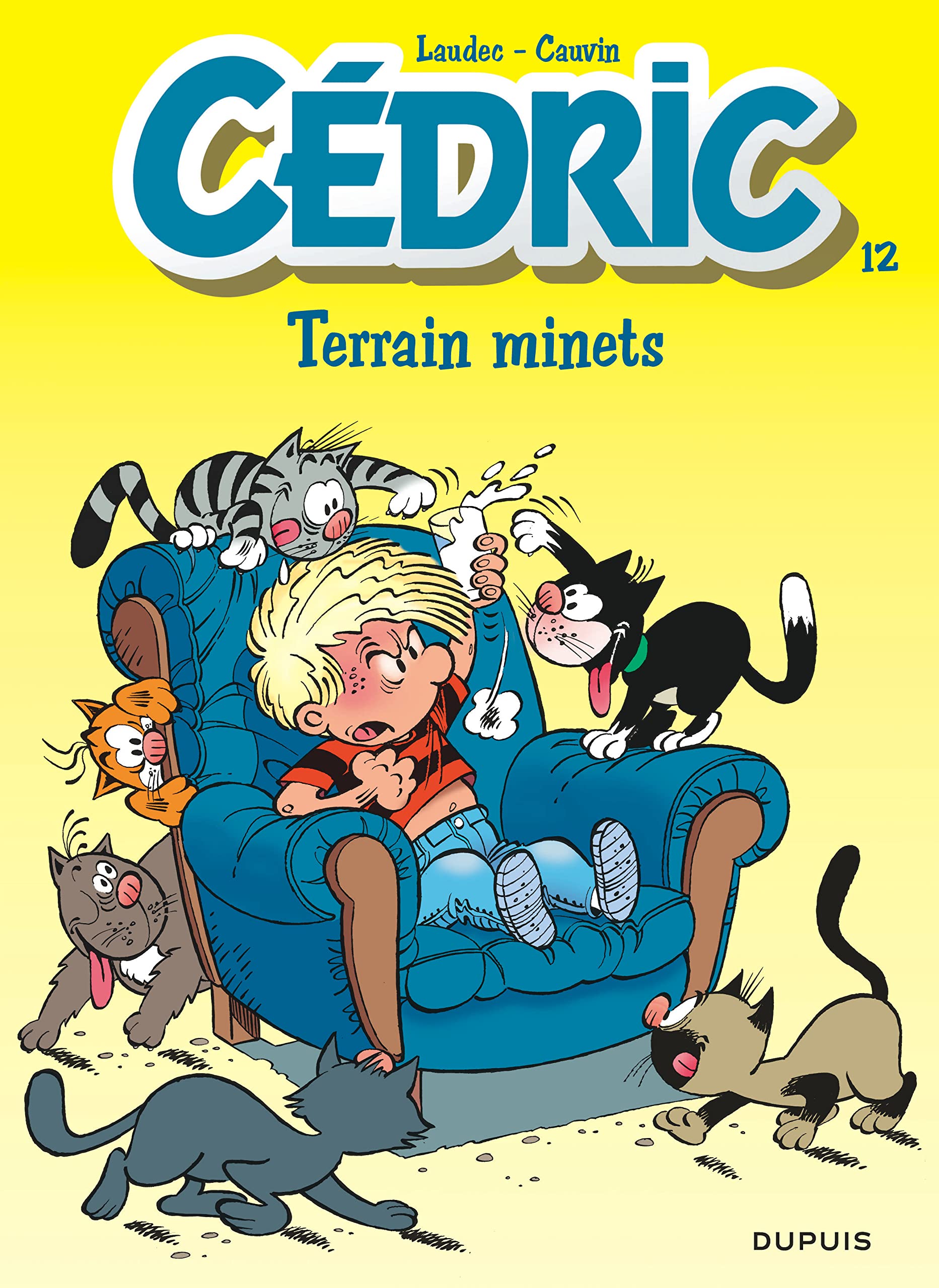 jaquette livre Cédric, tome 12 : Terrain minets