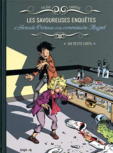 jaquette livre Les Savoureuses Enquêtes D'hercule Poireau Et Du Commissaire Magret Tome 1 - Dix Petits Chefs