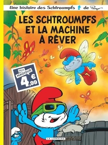 jaquette livre Une Histoire Des Schtroumpfs Tome 37 - Les Schtroumpfs Et La Machine À Rêver