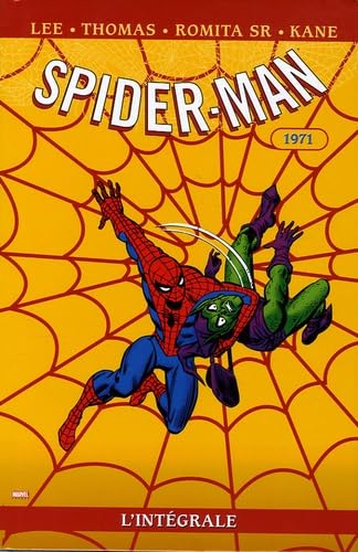 jaquette livre Spider-Man L'intégrale - 1971