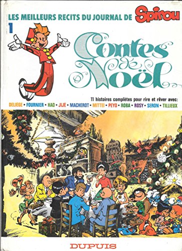 jaquette livre Les Meilleurs Récits Du Journal De Spirou, Contes De Noël
