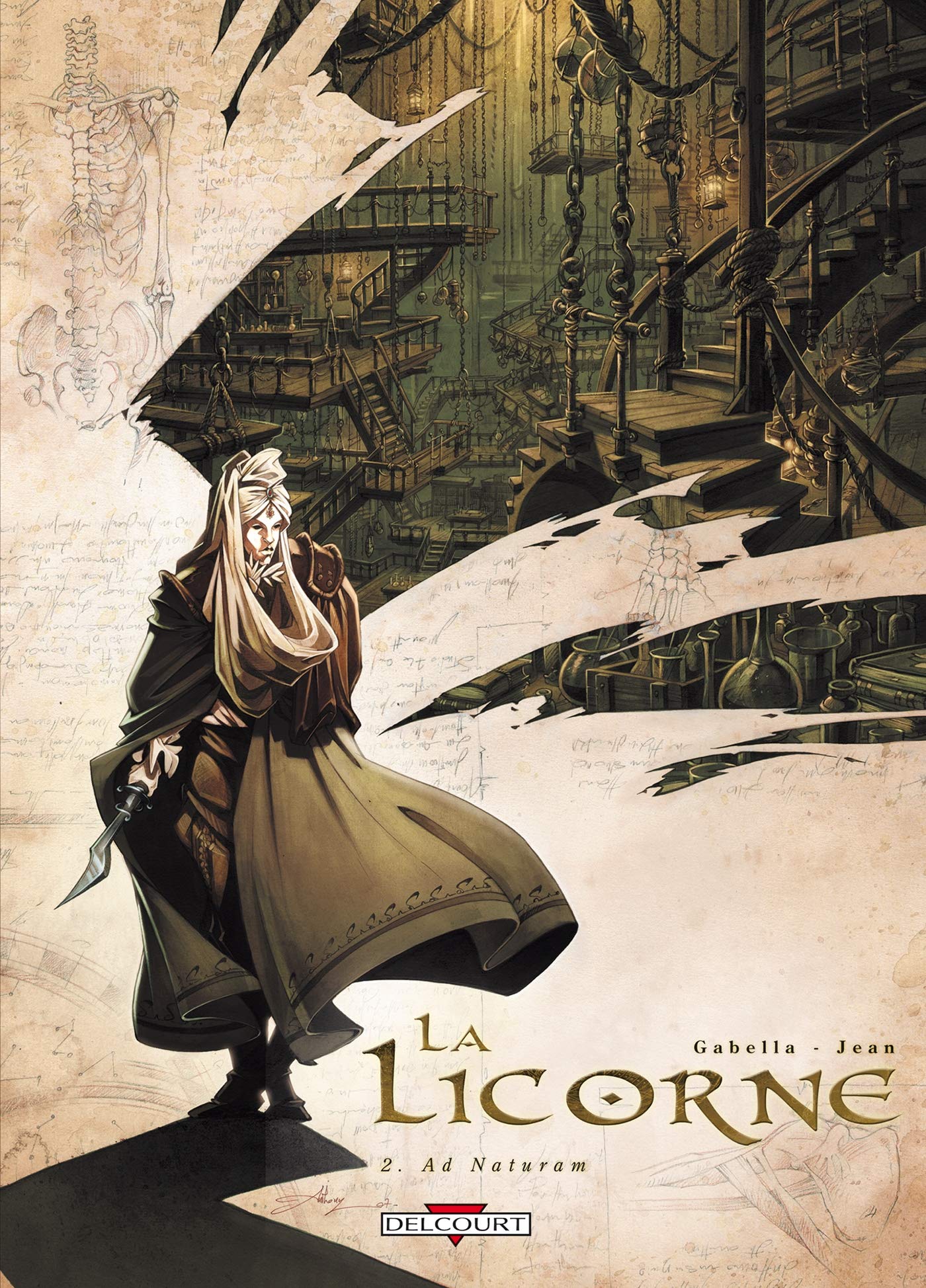 jaquette livre La Licorne, Tome 2 : Ad Naturam