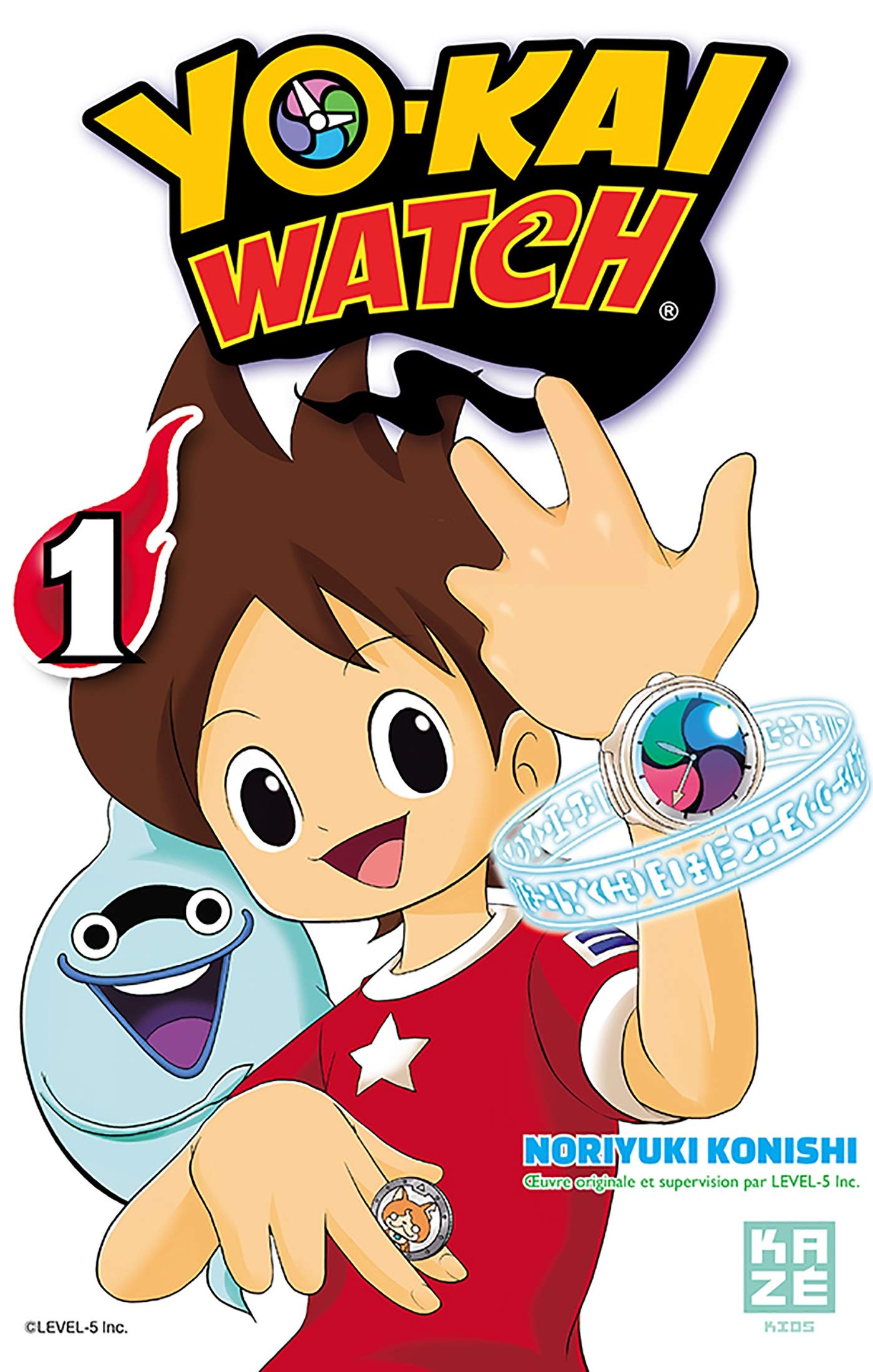 jaquette livre Yo-Kai Watch T01