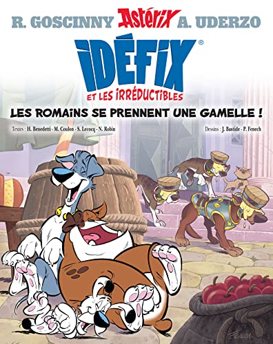 jaquette livre Idéfix Et Les Irréductibles Tome 2 - Les Romains Se Prennent Une Gamelle !