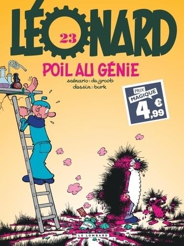 jaquette livre Léonard Tome 23 - Poil Au Génie !
