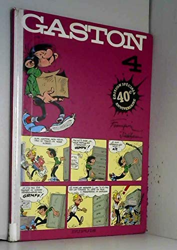 jaquette livre Gaston Tome 4
