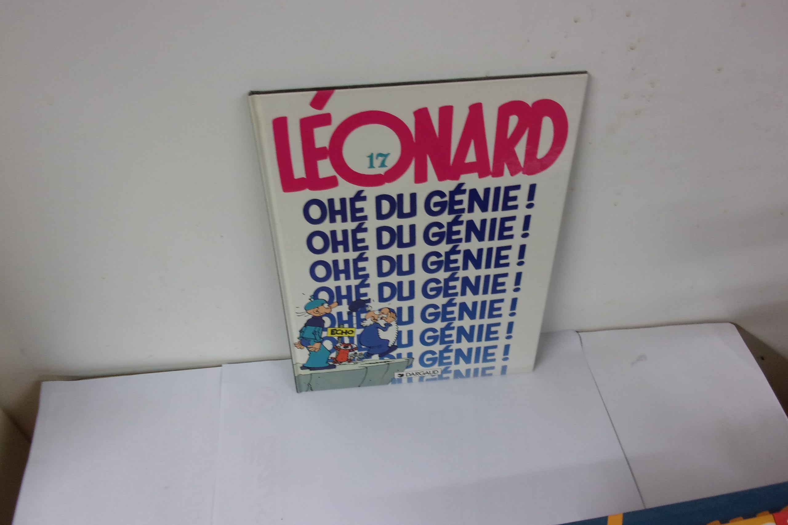 jaquette livre Léonard, tome 17 : Ohé, du génie !