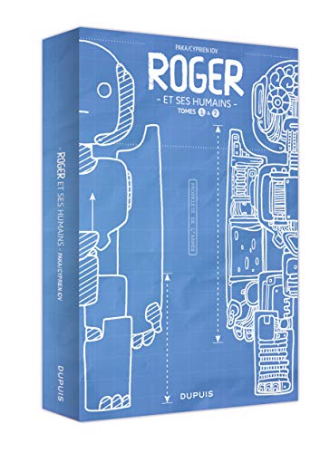 jaquette livre Roger Et Ses Humains - Coffret En 2 Volumes : Tome 1 - Tome 2 - Avec Un Papertoy Collector Roger