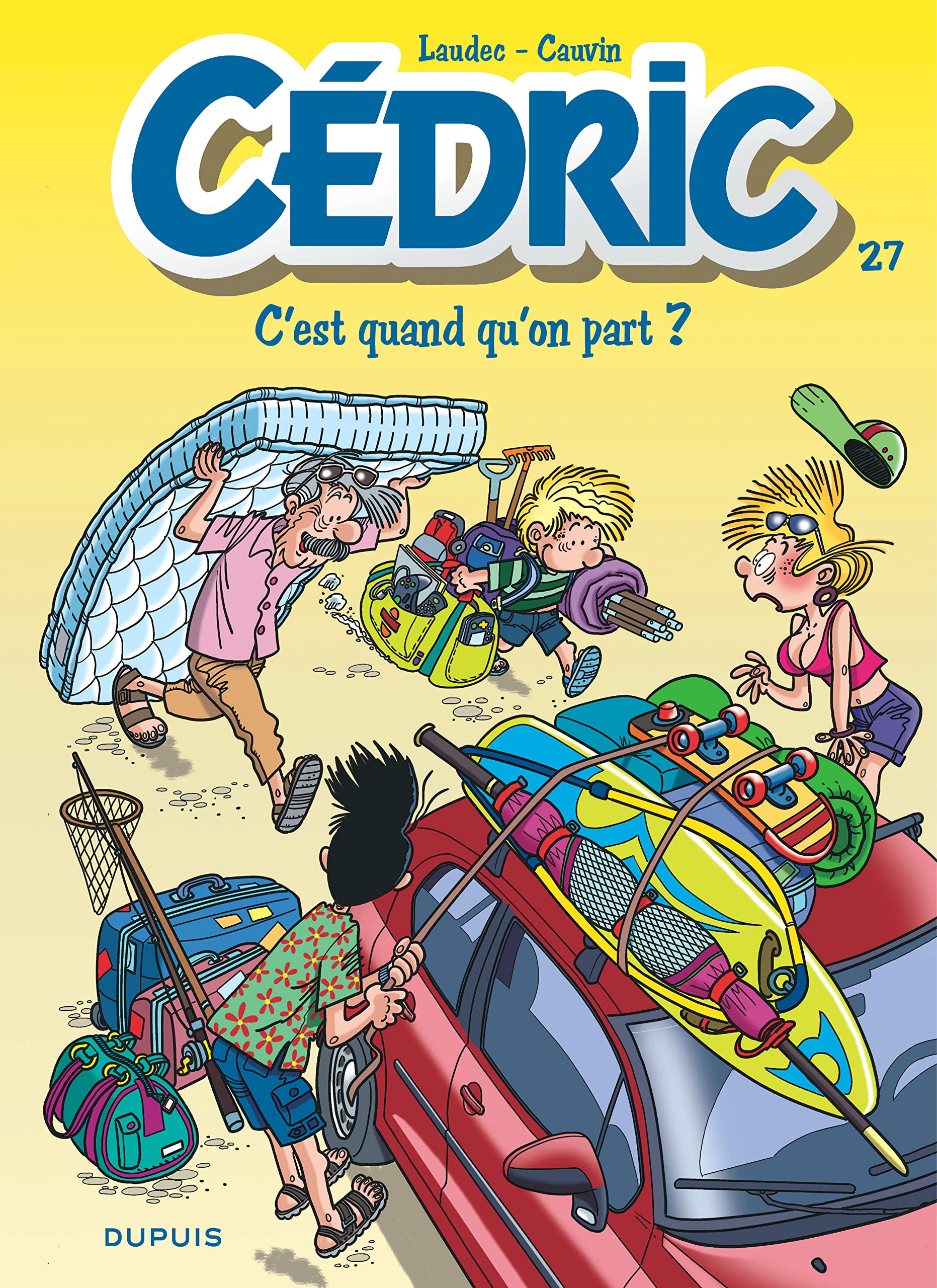 jaquette livre Cédric - tome 27 - C'est quand qu'on part ?
