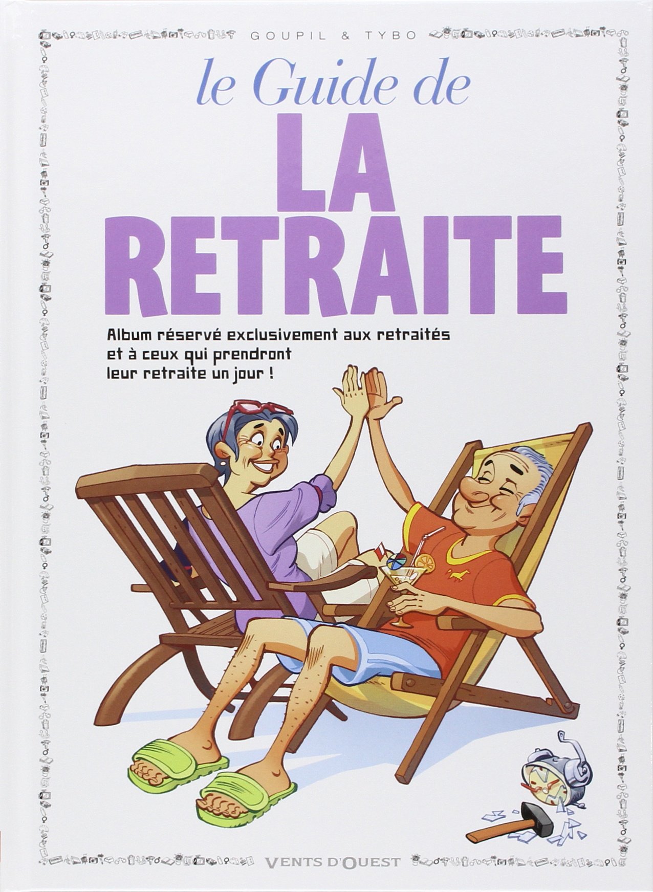 jaquette livre Le Guide de la retraite en BD