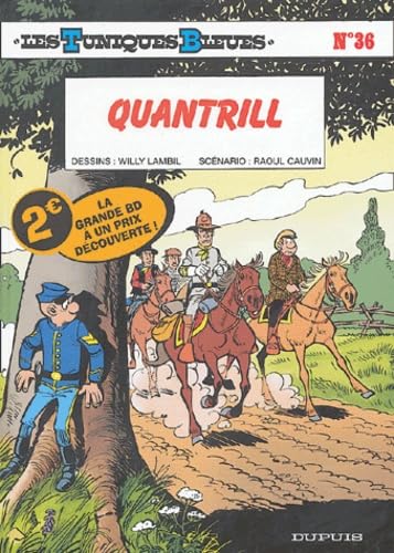 jaquette livre Les Tuniques Bleues Tome 36 - Quantrill