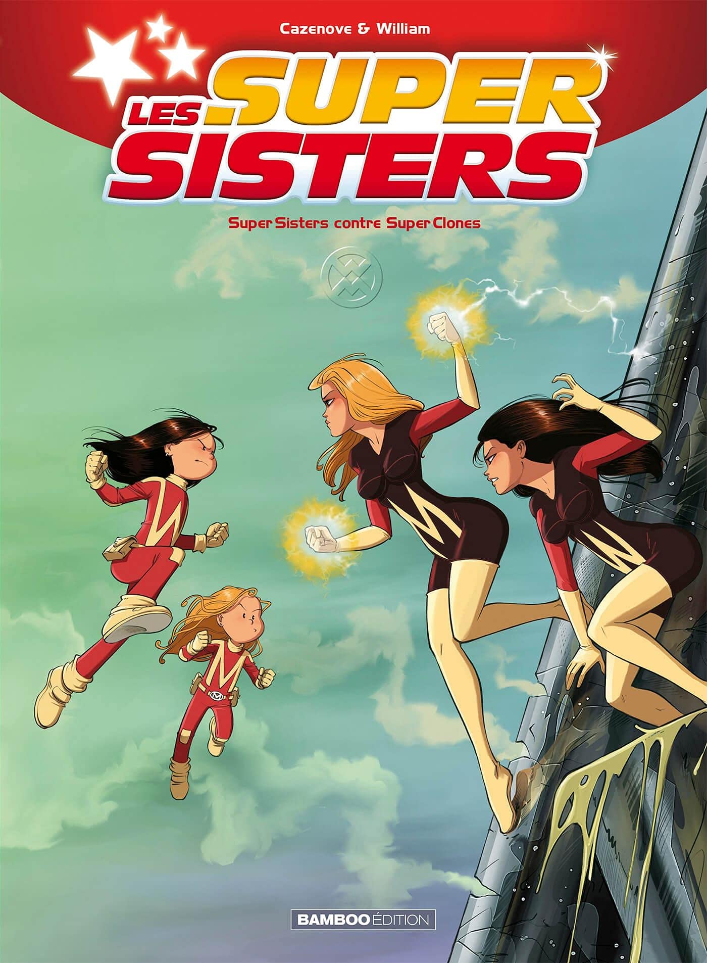 jaquette livre Les Super Sisters - tome 2: Super Sisters contre Super Clones