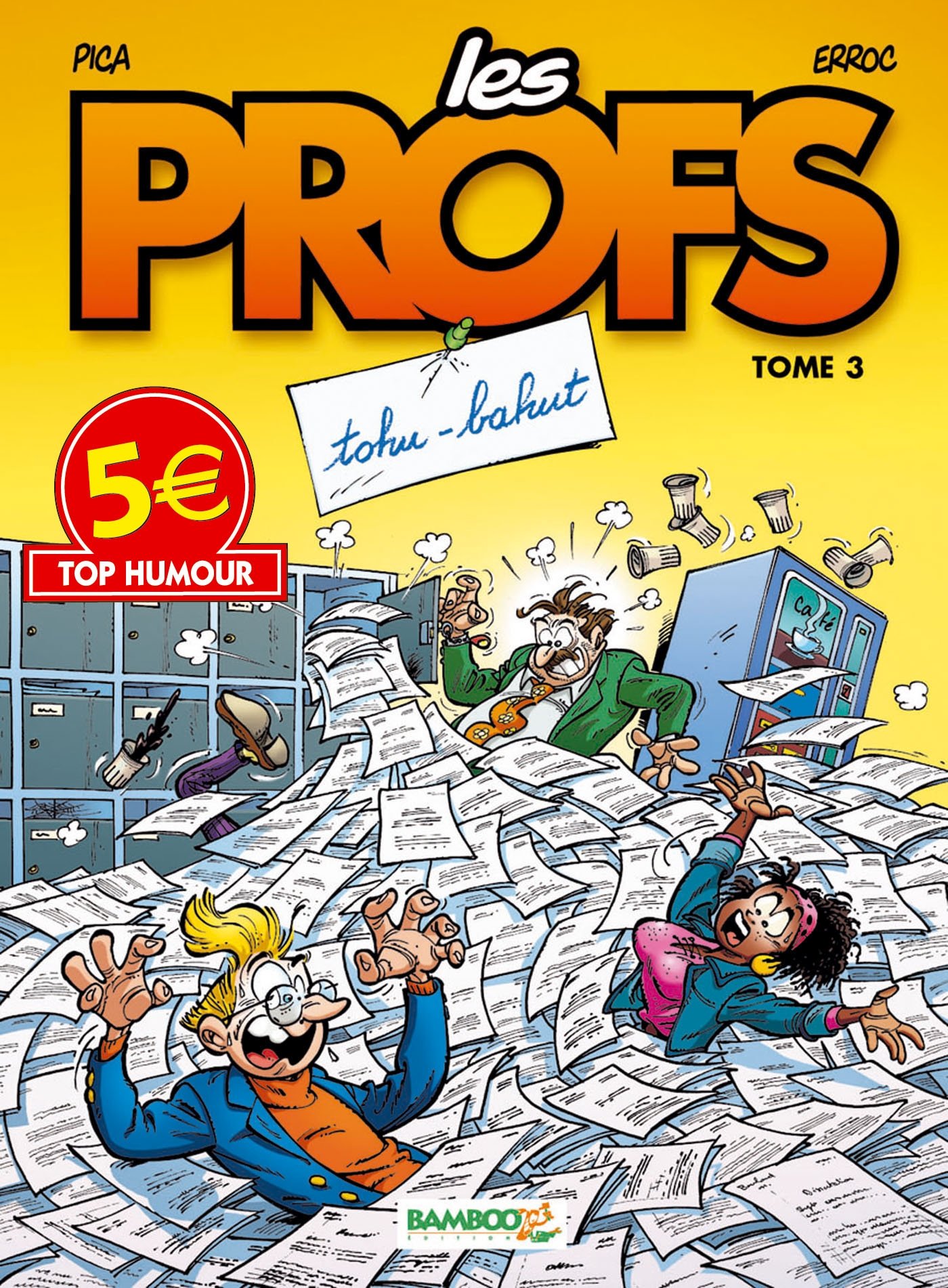 jaquette livre LES PROFS T3 TOP HUMOUR 2014