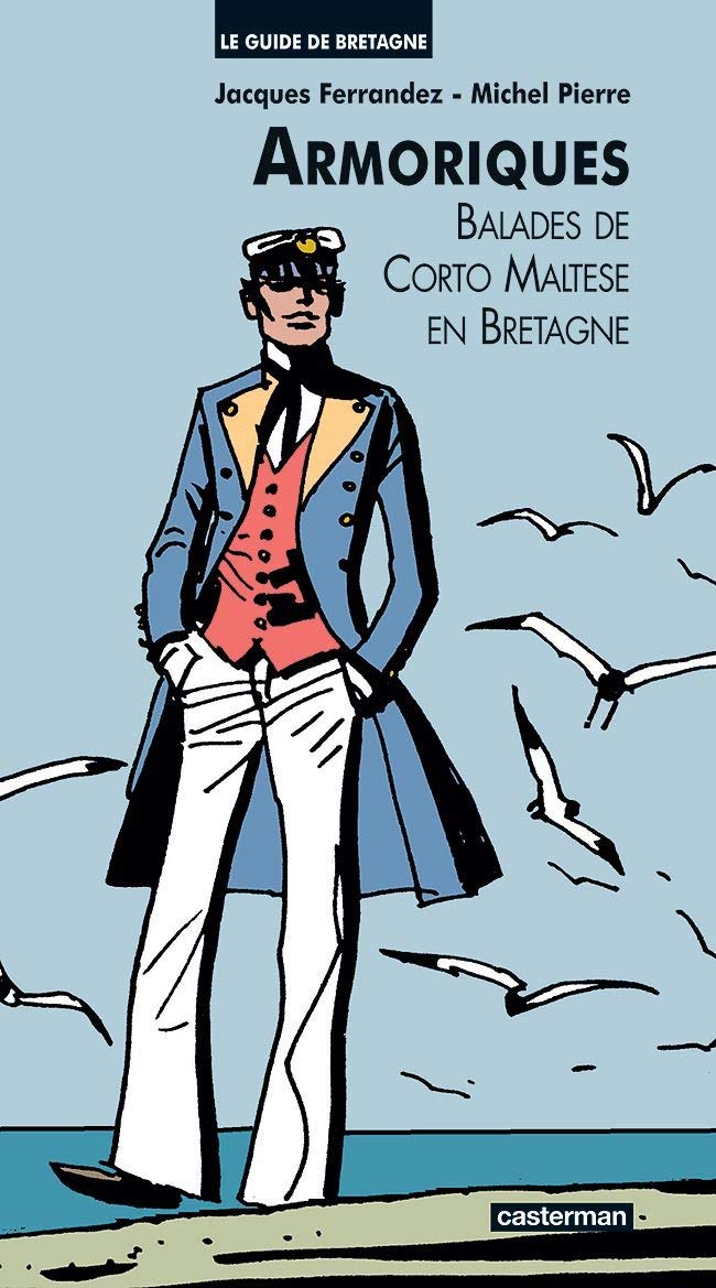 jaquette livre Guide de Bretagne Corto