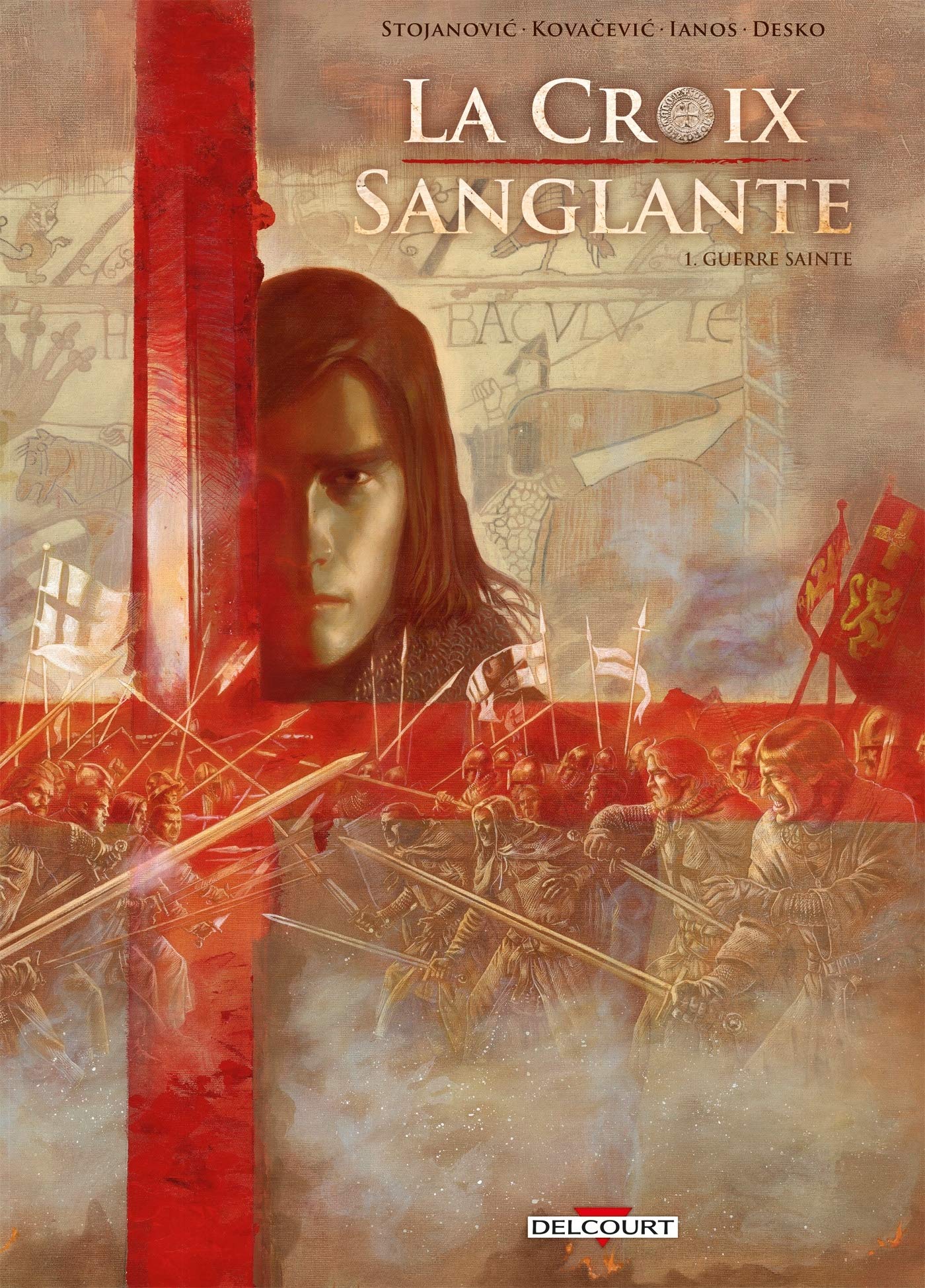 jaquette livre Croix sanglante T01. Guerre sainte