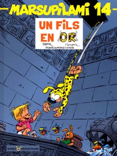 jaquette livre Marsupilami. Tome 14. Un fils en or