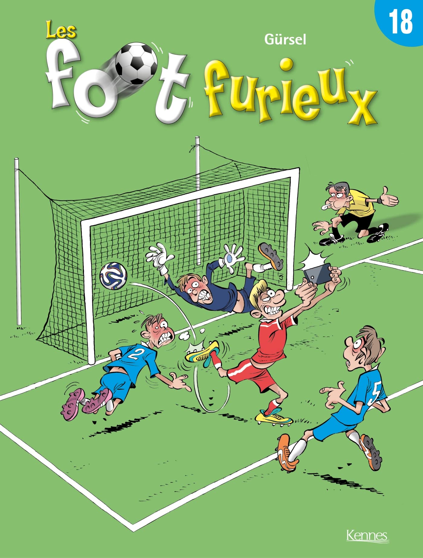 jaquette livre Les Foot furieux T18