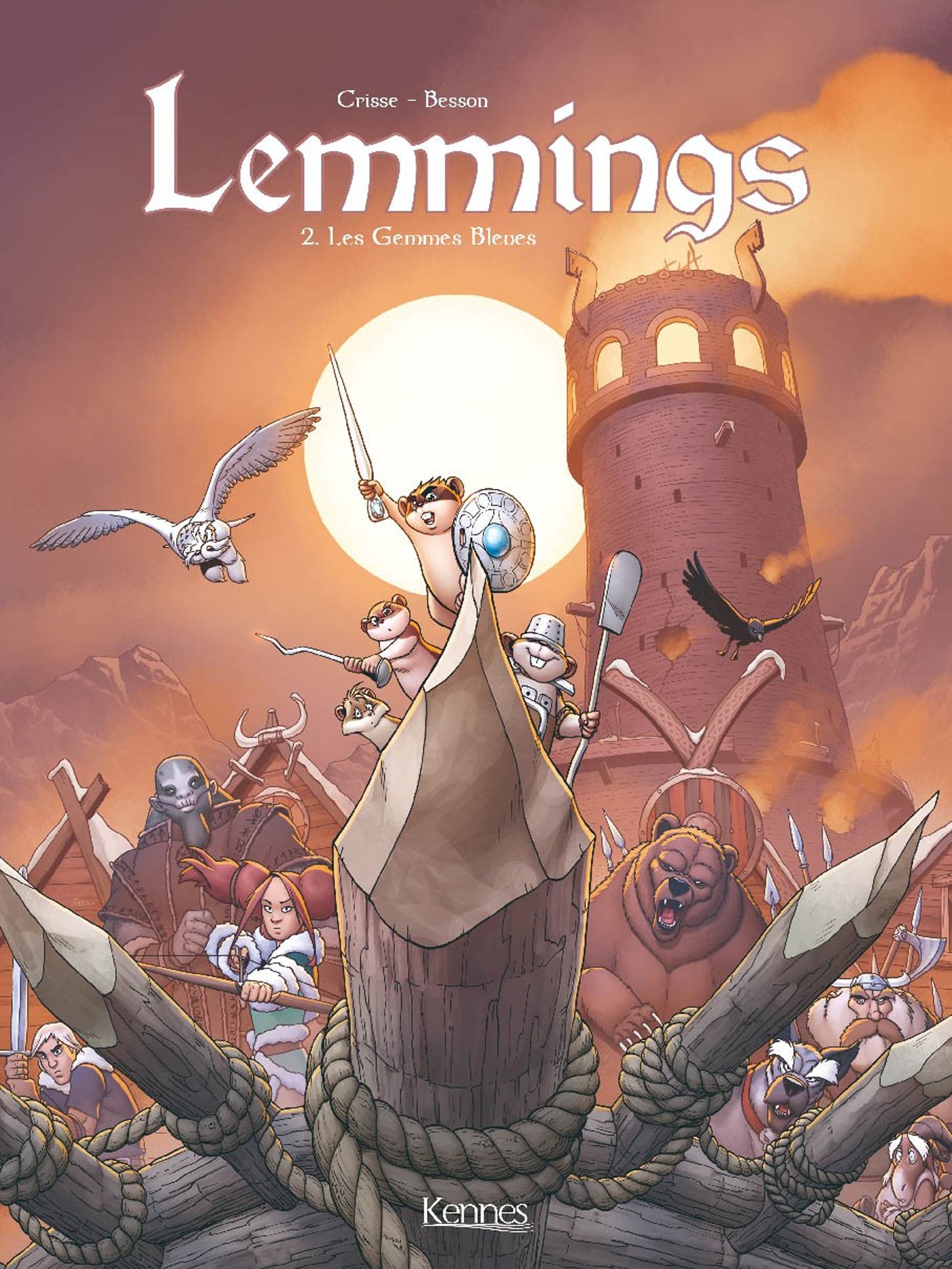 jaquette livre Lemmings T02: Les Gemmes bleues