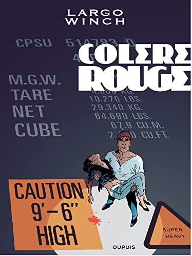 jaquette livre Largo Winch Tome 18 - Colère Rouge