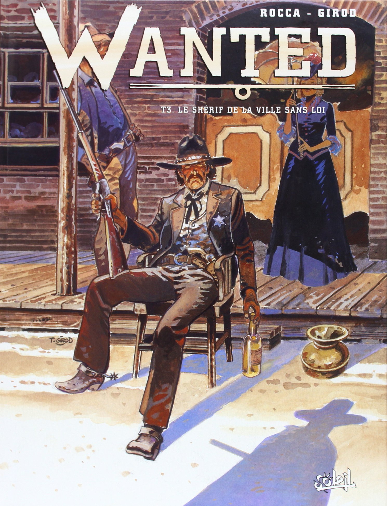 jaquette livre Wanted, tome 3. Shérif de la ville sans loi