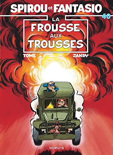 jaquette livre Spirou Et Fantasio Tome 40 - La Frousse Aux Trousses