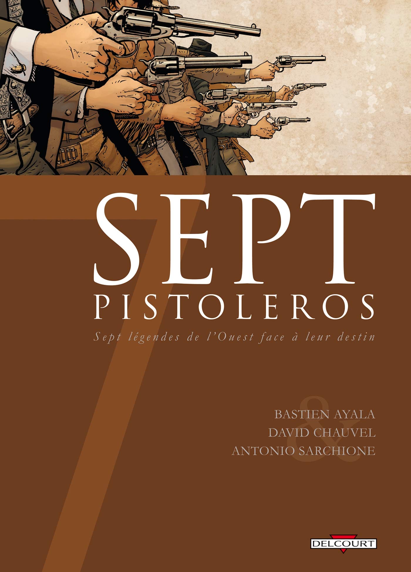 jaquette livre Sept Pistoleros