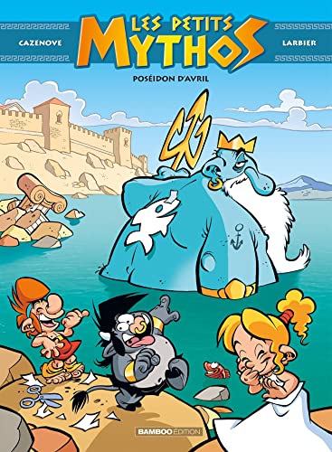 jaquette livre Les Petits Mythos Tome 4 - Poséidon D'avril