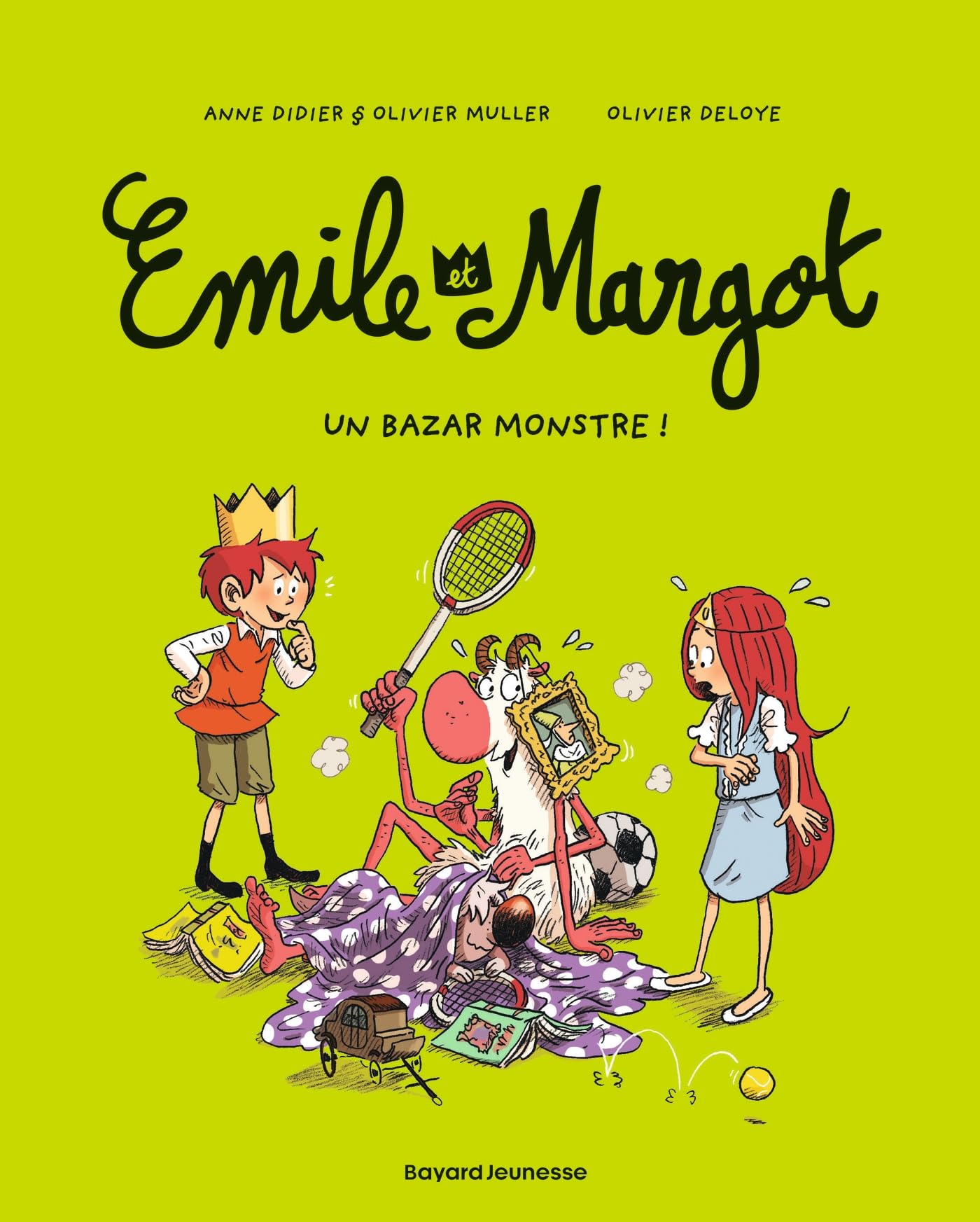 jaquette livre Émile et Margot, Tome 03: Un bazar monstre