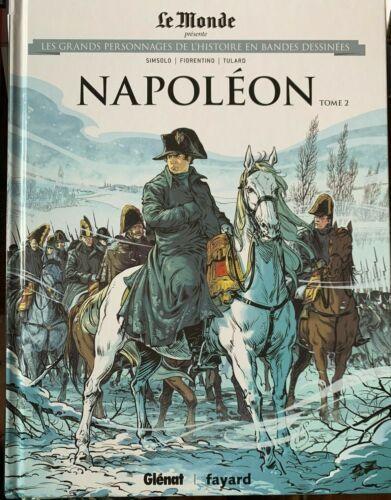 jaquette livre Les grands personnages de l'histoire en bd - Napoléon Tome 2