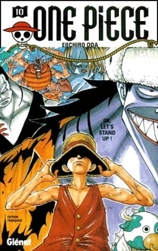 jaquette livre One piece - 1re édition - Tome 10 : OK, let's stand up !