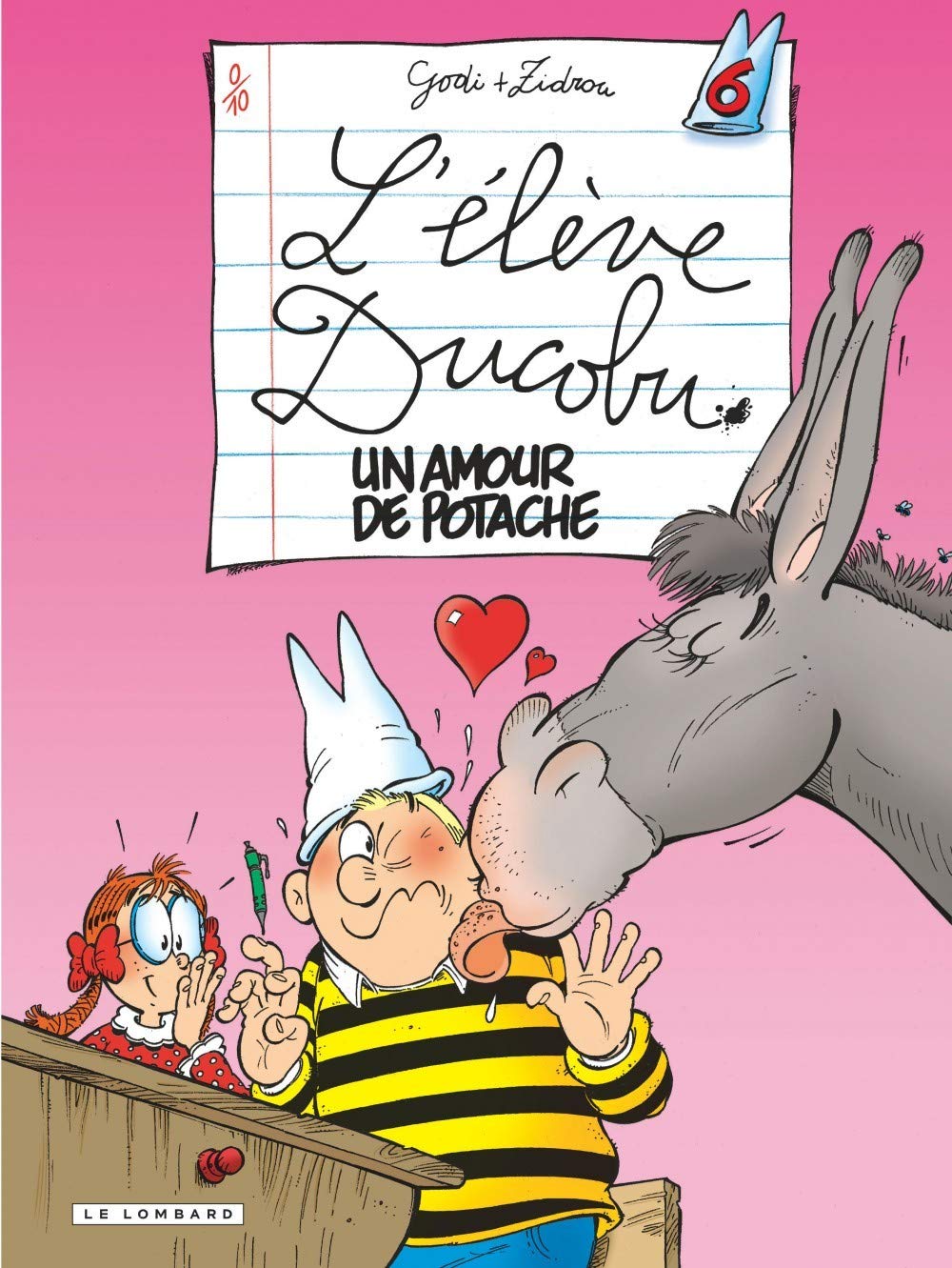jaquette livre L'élève Ducobu, tome 6 : un amour de potache