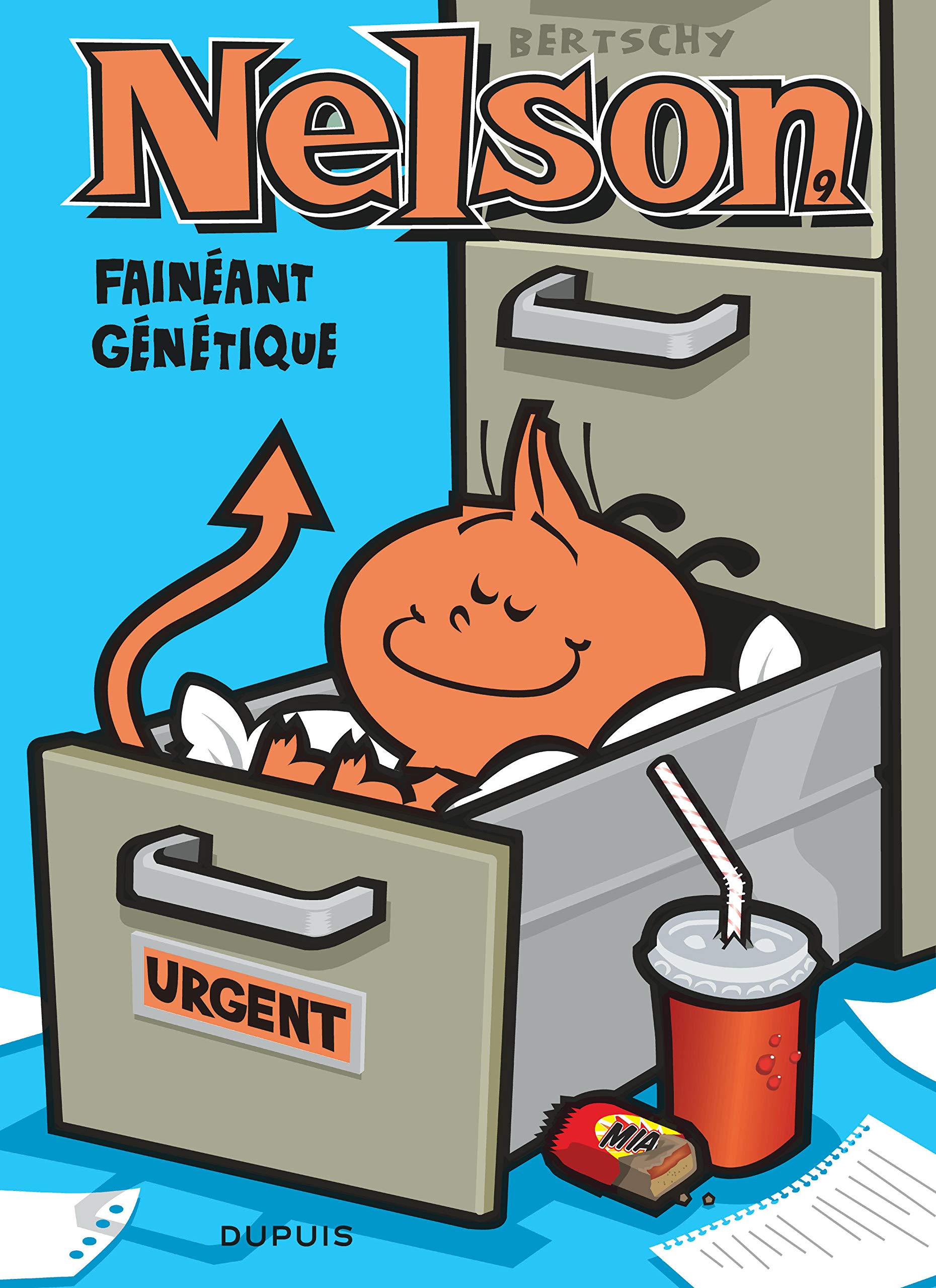 jaquette livre Nelson - tome 9 - Fainéant génétique