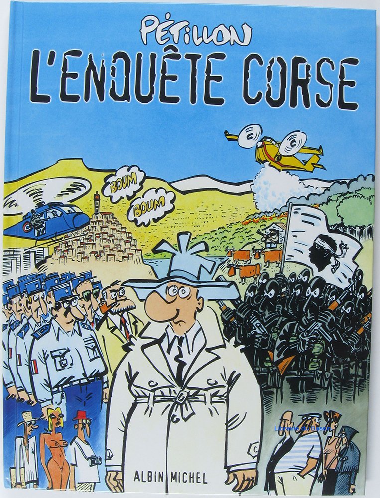 jaquette livre Les Aventures de Jack Palmer, tome 12 : L'enquête corse