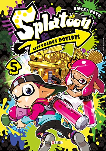 jaquette livre Splatoon - Histoires Poulpes - Tome 5