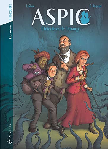 jaquette livre Aspic, Détectives De L'étrange 4e Enquête - Les Mystères De La Momie Blette - Trois Petits Tours Et Puis S'en Vont