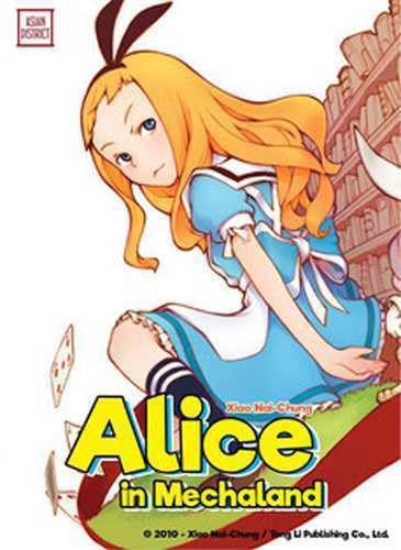 jaquette livre Alice in Mechaland