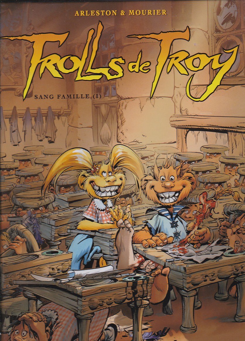 jaquette livre Trolls de Troy, Tome 12 : Sang famille (1)