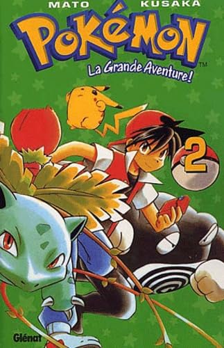 jaquette livre Pokémon - La Grande Aventure (Glénat) - Tome 2