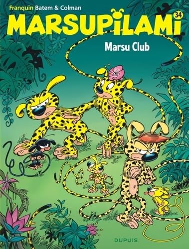 jaquette livre Marsupilami Tome 34 - Marsu Club