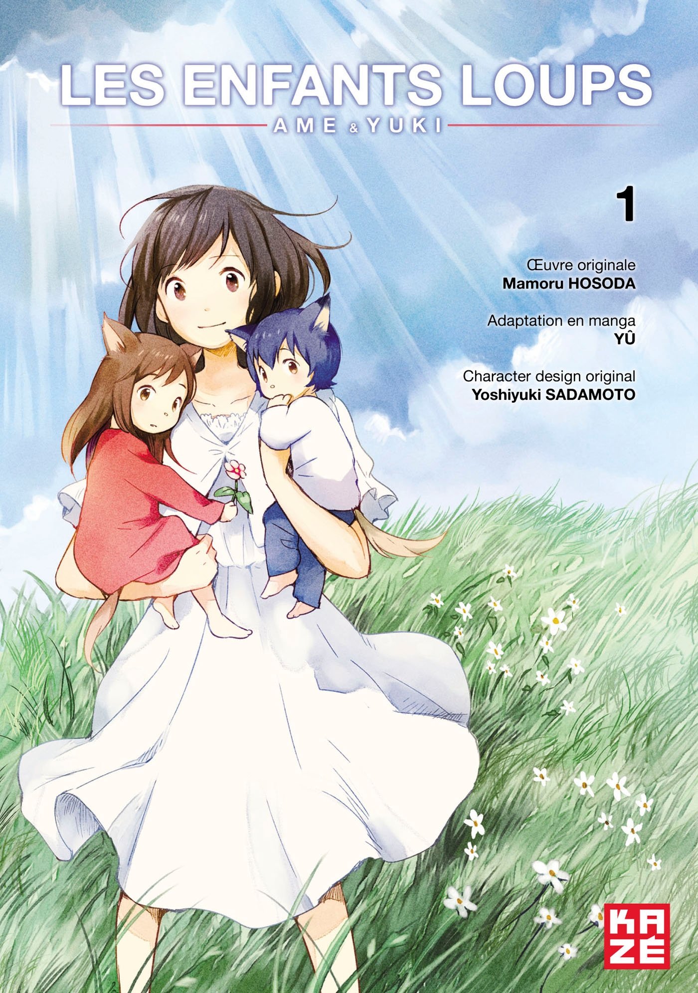 jaquette livre Enfants loups (les) - Ame & Yuki Vol.1