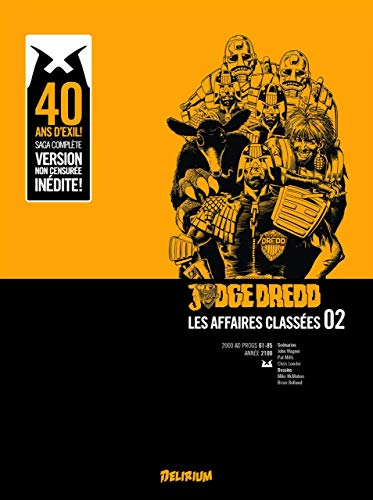 jaquette livre Judge Dredd : Les Affaires Classées Tome 2