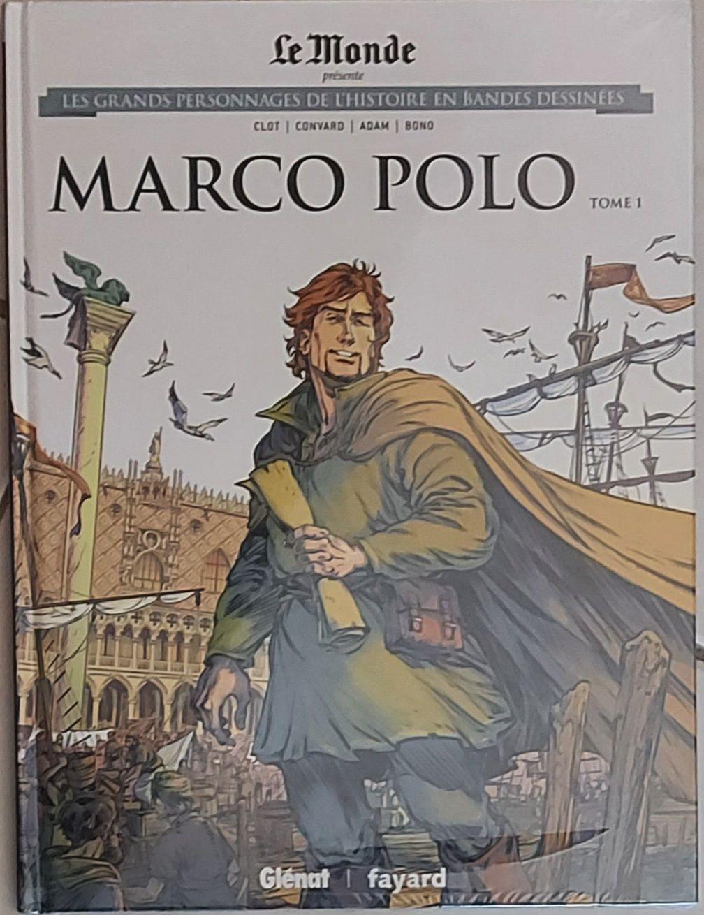 jaquette livre Marco Polo - Les grands personnages de l'histoire en bandes dessinées - Tome 1 - 21