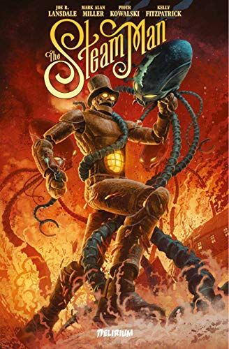 jaquette livre Steam Man - Duel Avec Le Cavalier Noir