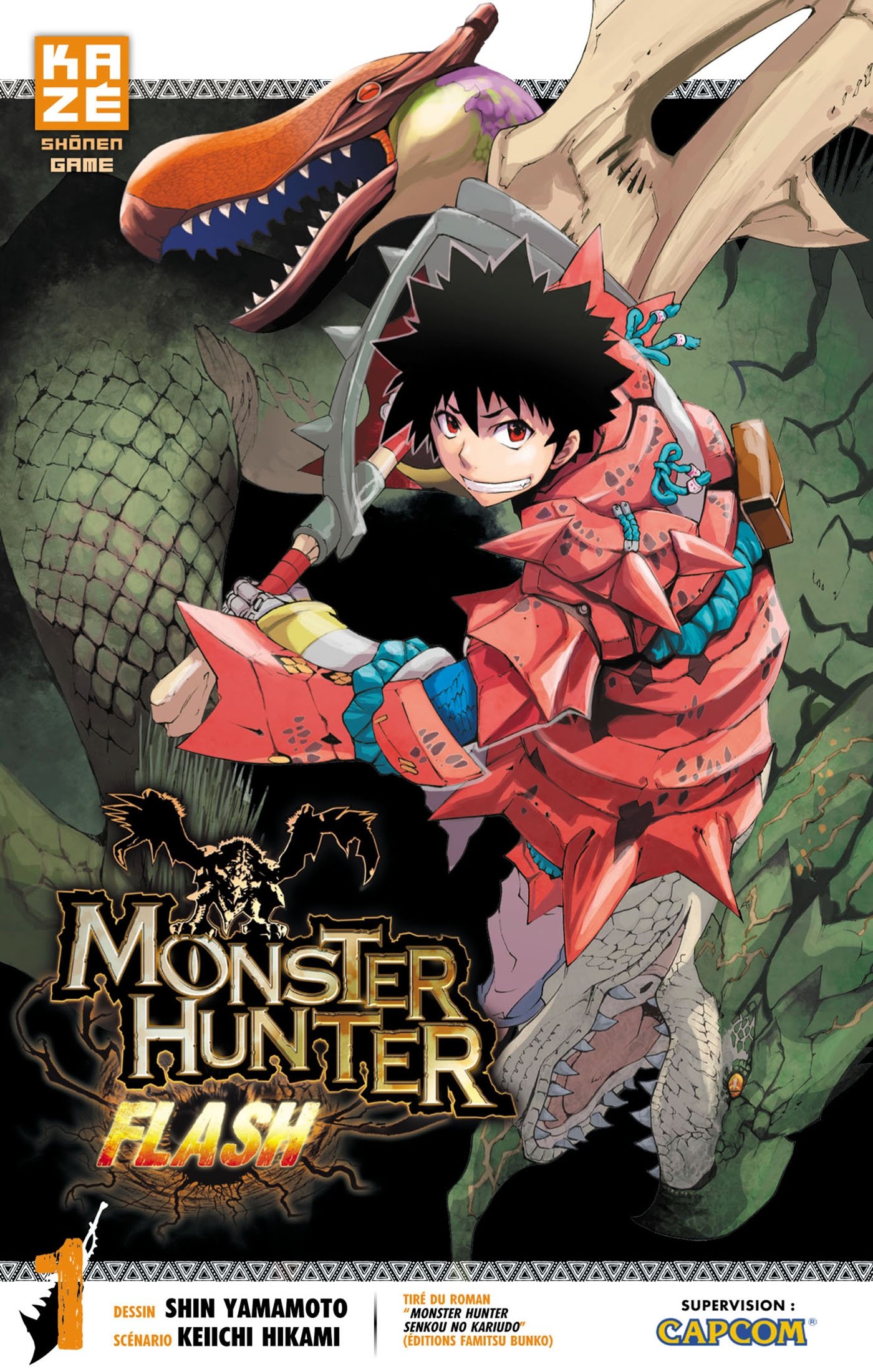 jaquette livre Monster Hunter Flash Vol.1