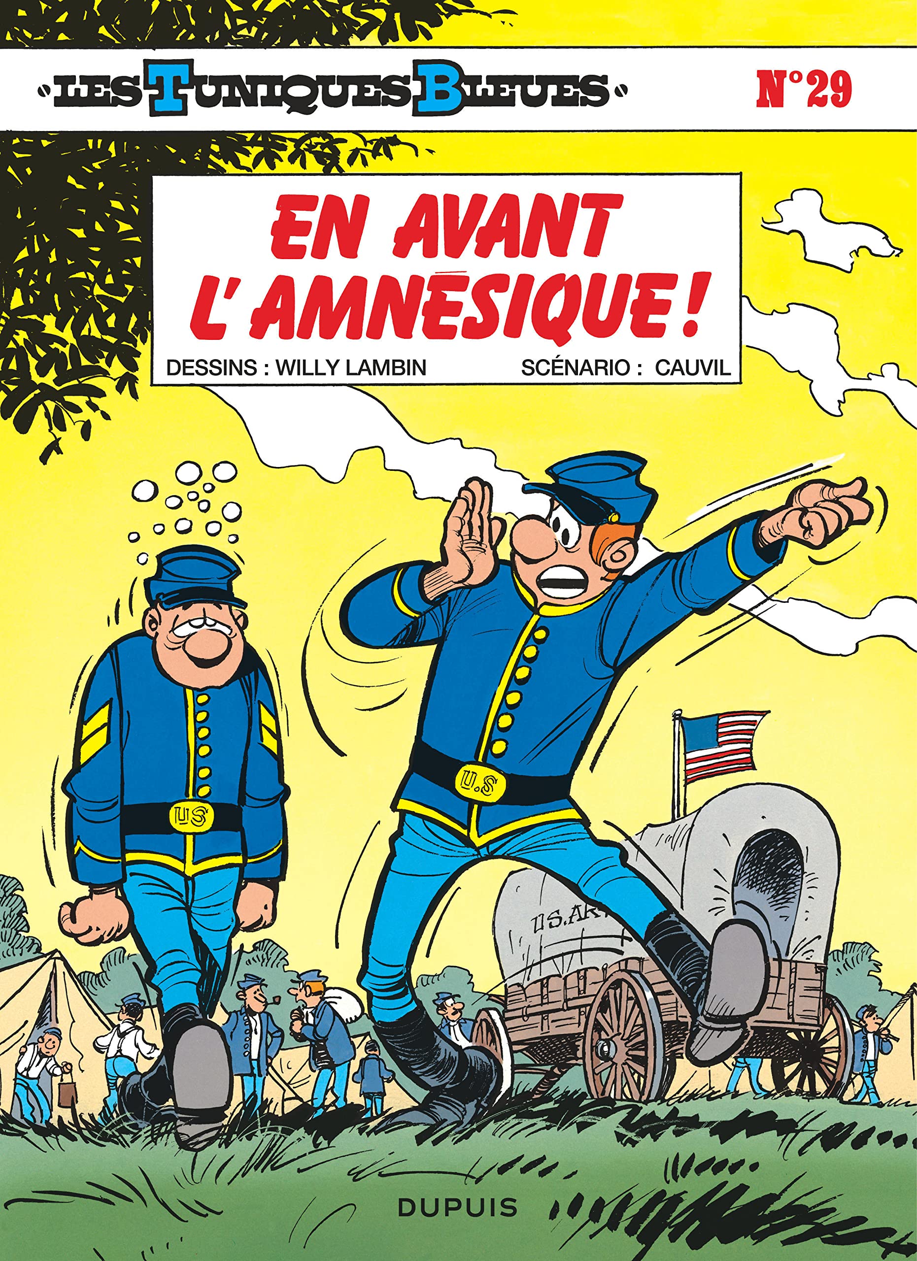 jaquette livre Les Tuniques bleues, tome 29 : En avant l'amnésique