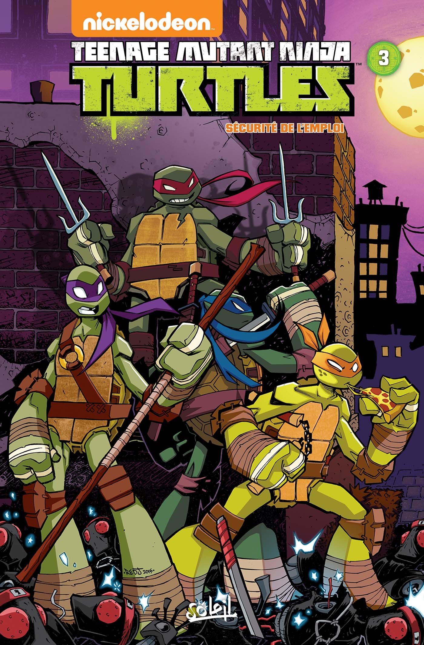 jaquette livre Teenage Mutant Ninja Turtles T03: Sécurité de l'emploi