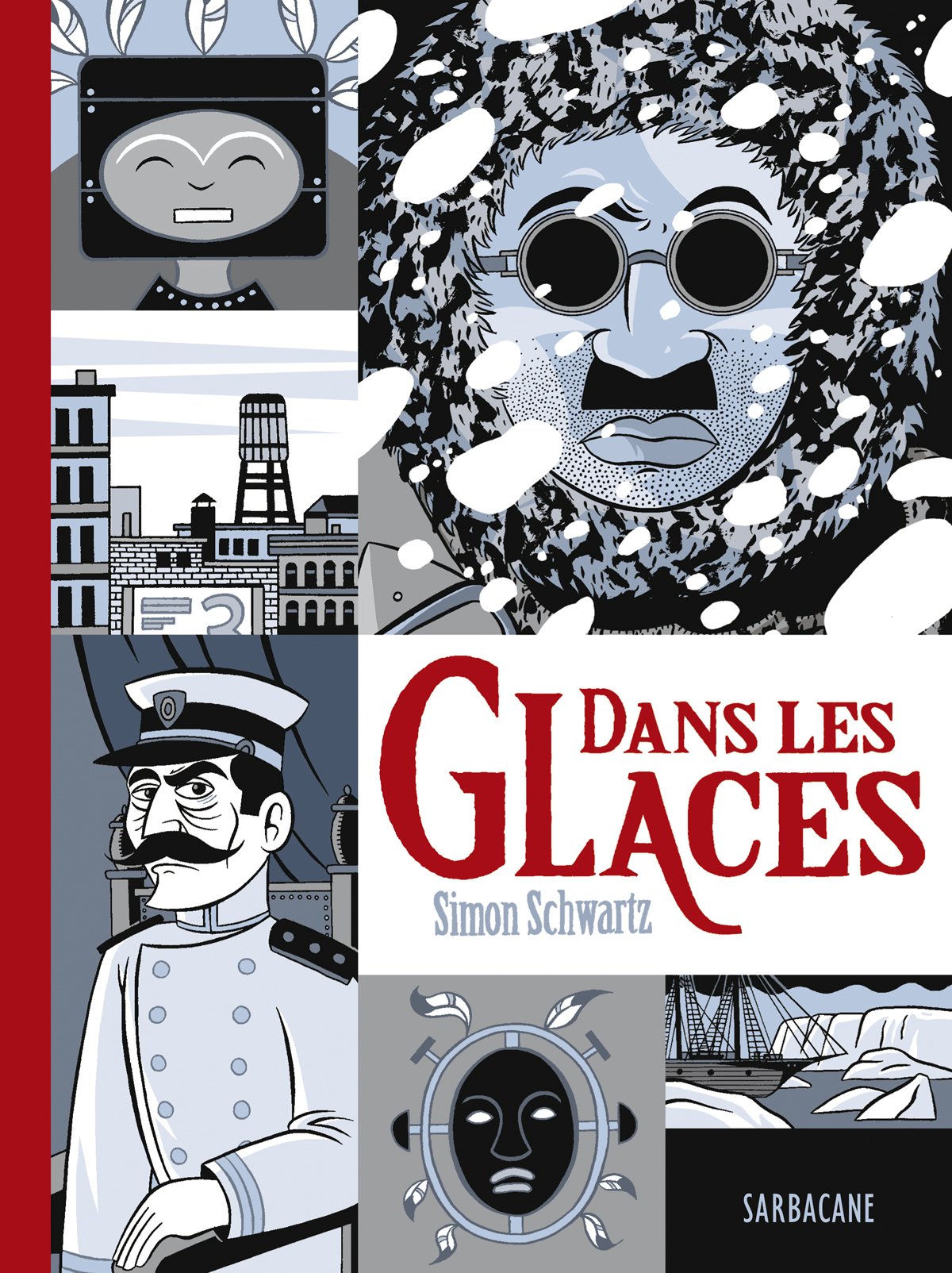 jaquette livre Dans les glaces
